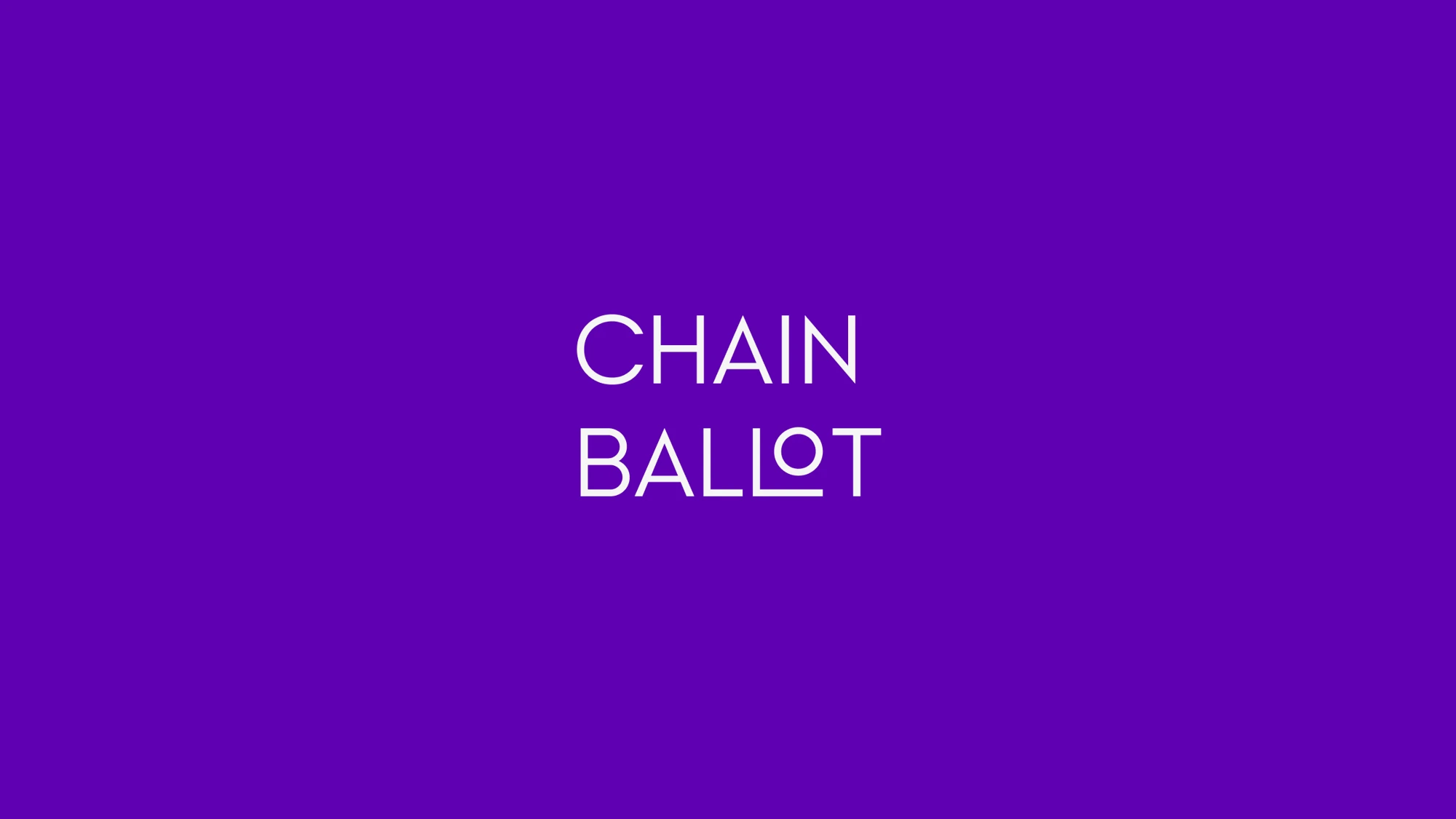 ChainBallot project thumbnail