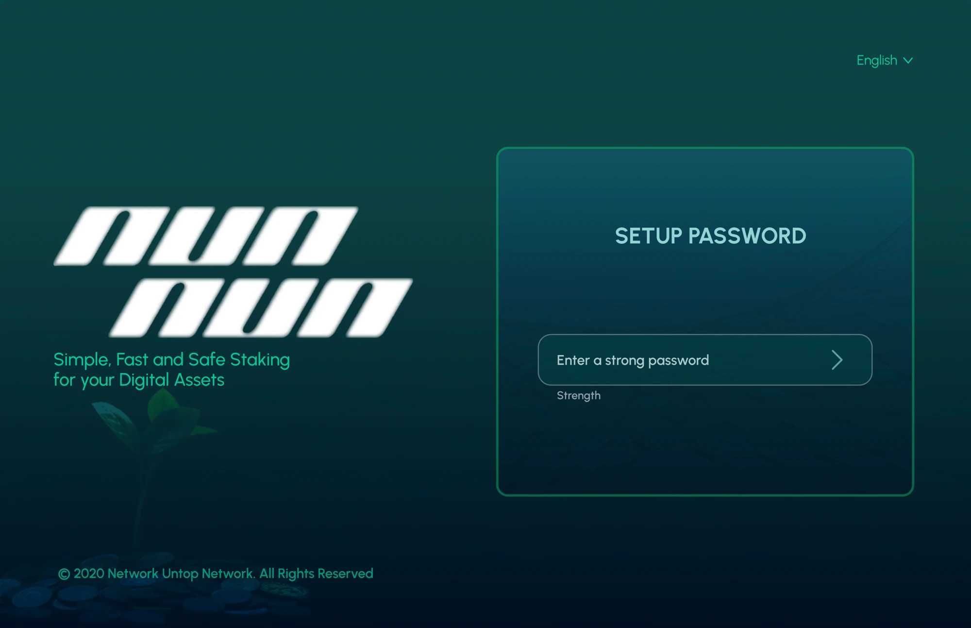 Network Untop Network onboarding - screen 3