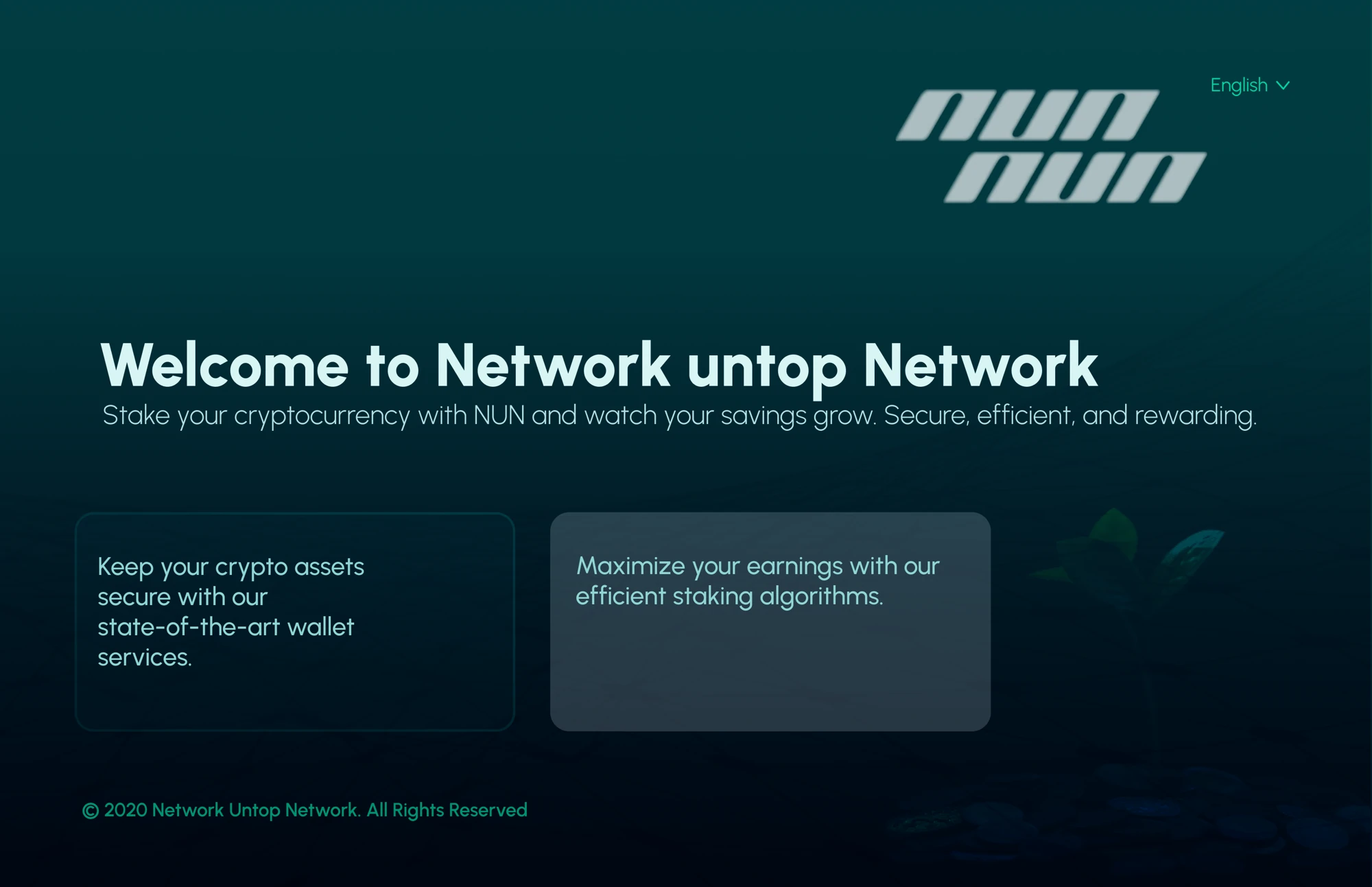 Network Untop Network onboarding - screen 4